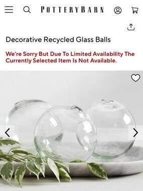 Handblown Glass Decorative Spheres - Aqua, Teal & Clear